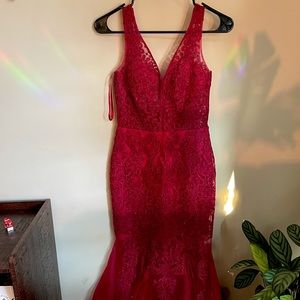 Red/Burgundy Prom dress
